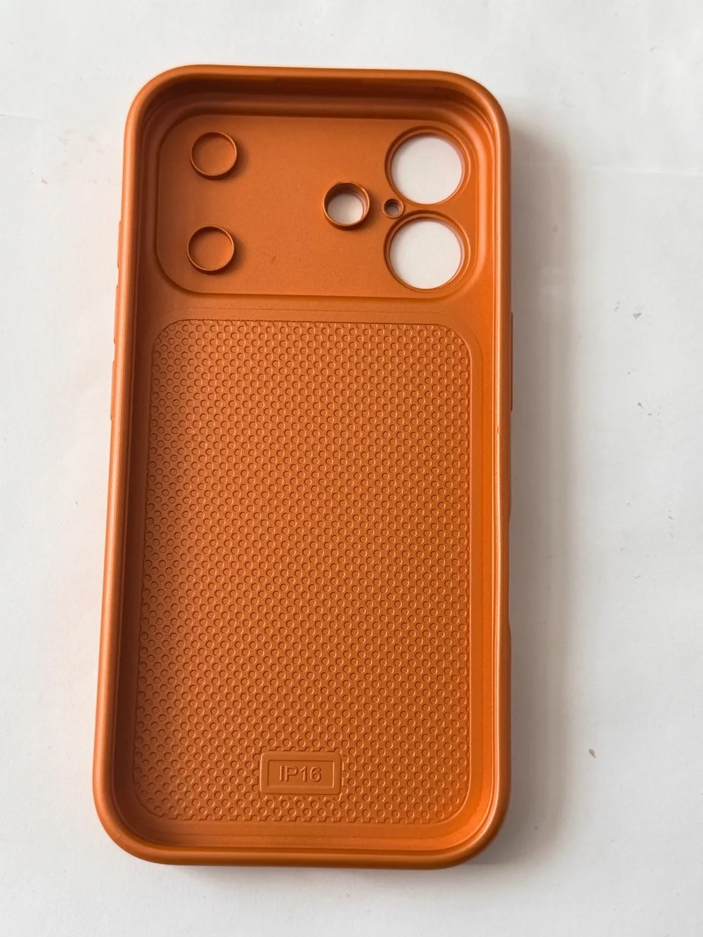iPhone 16 Orange Magnetic Wireless Charging Phone Case